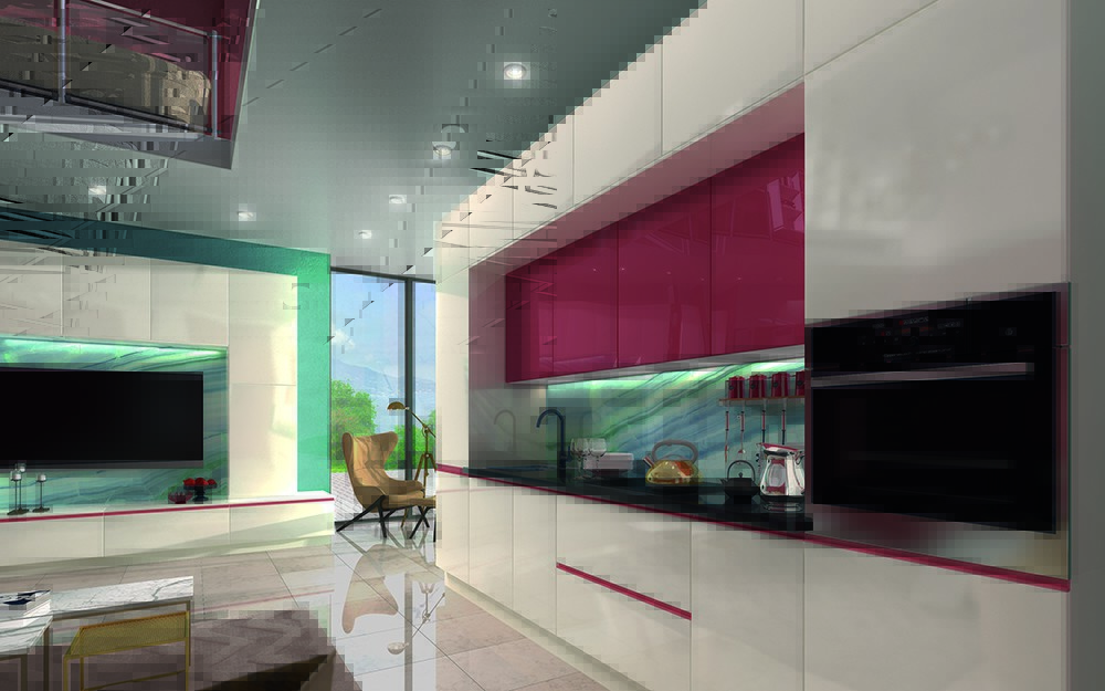 Кухня Фаворит 3 высокий глянец