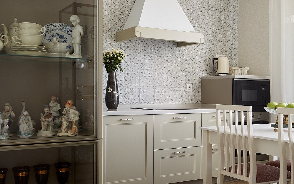 Кремовая кантри-кухня