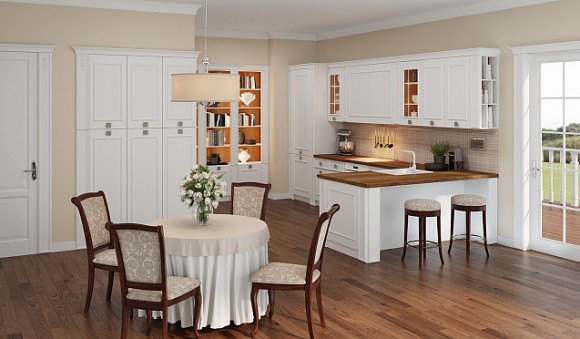 дизайн светлой кухни