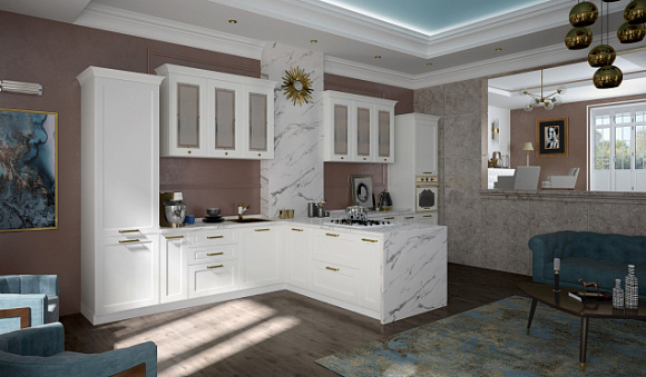 Серая кухня в Егорьевске