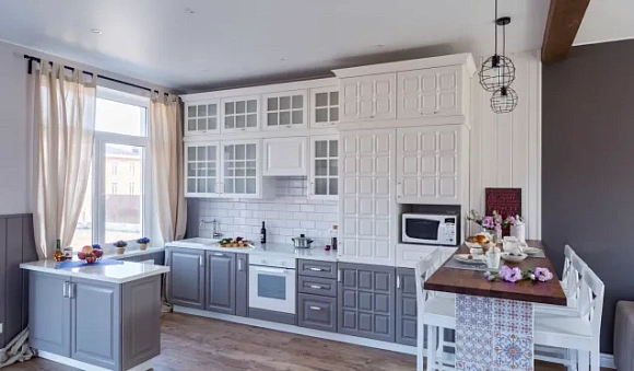 Серая кухня в Егорьевске