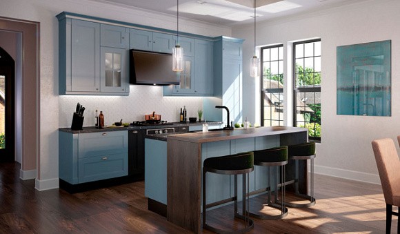 Как менялась мода на форму кухонь
