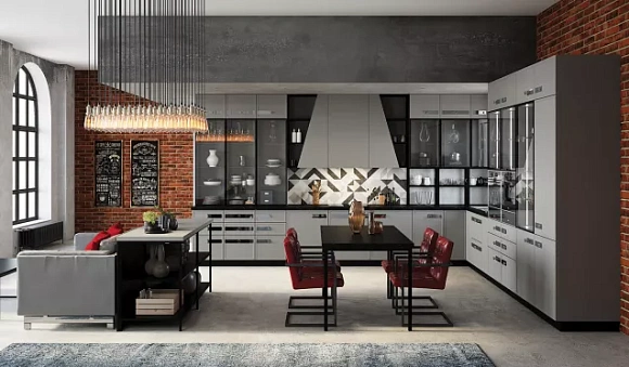 Серая кухня в Егорьевске