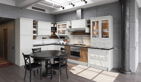 Светлая кухня в Обнинске