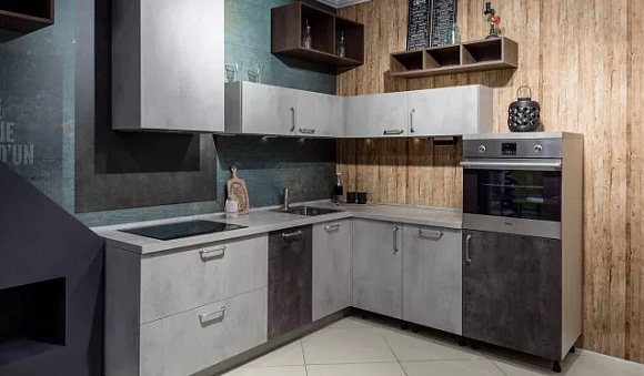 Серая кухня в Егорьевске