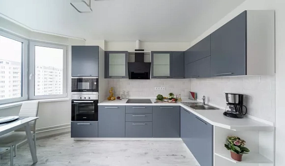 Серая кухня в Егорьевске